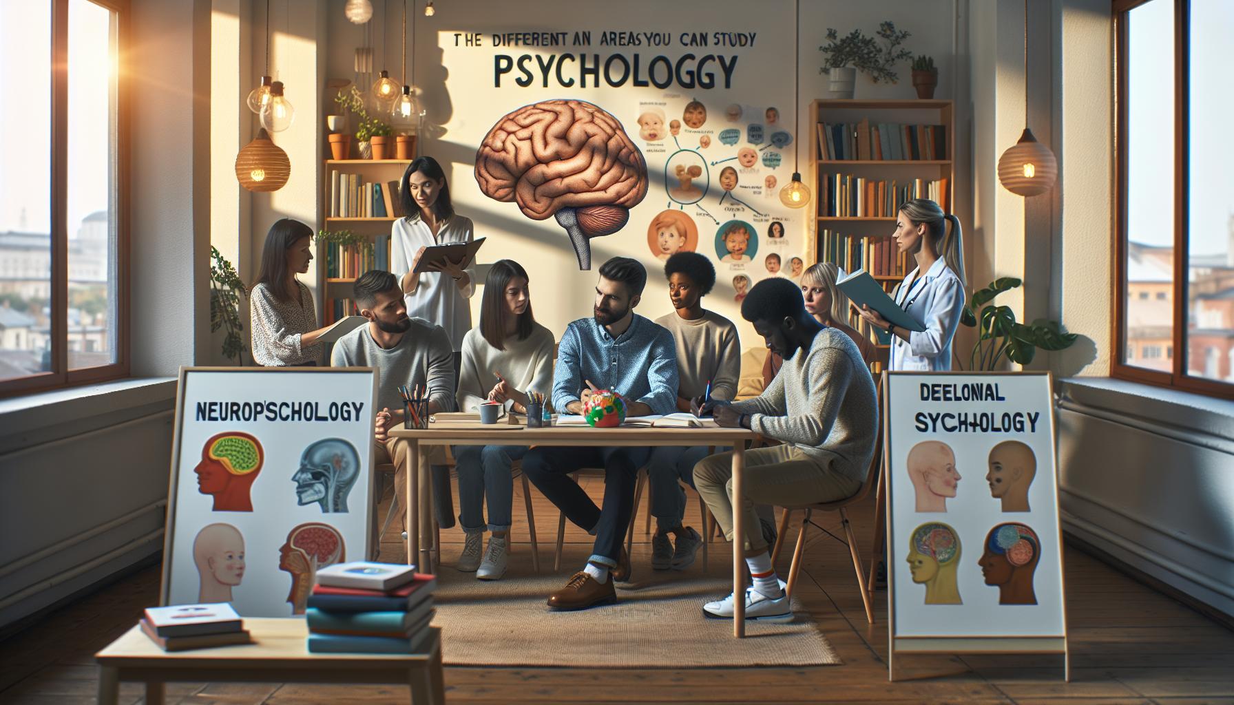 Las diferentes áreas de la psicología que puedes estudiar