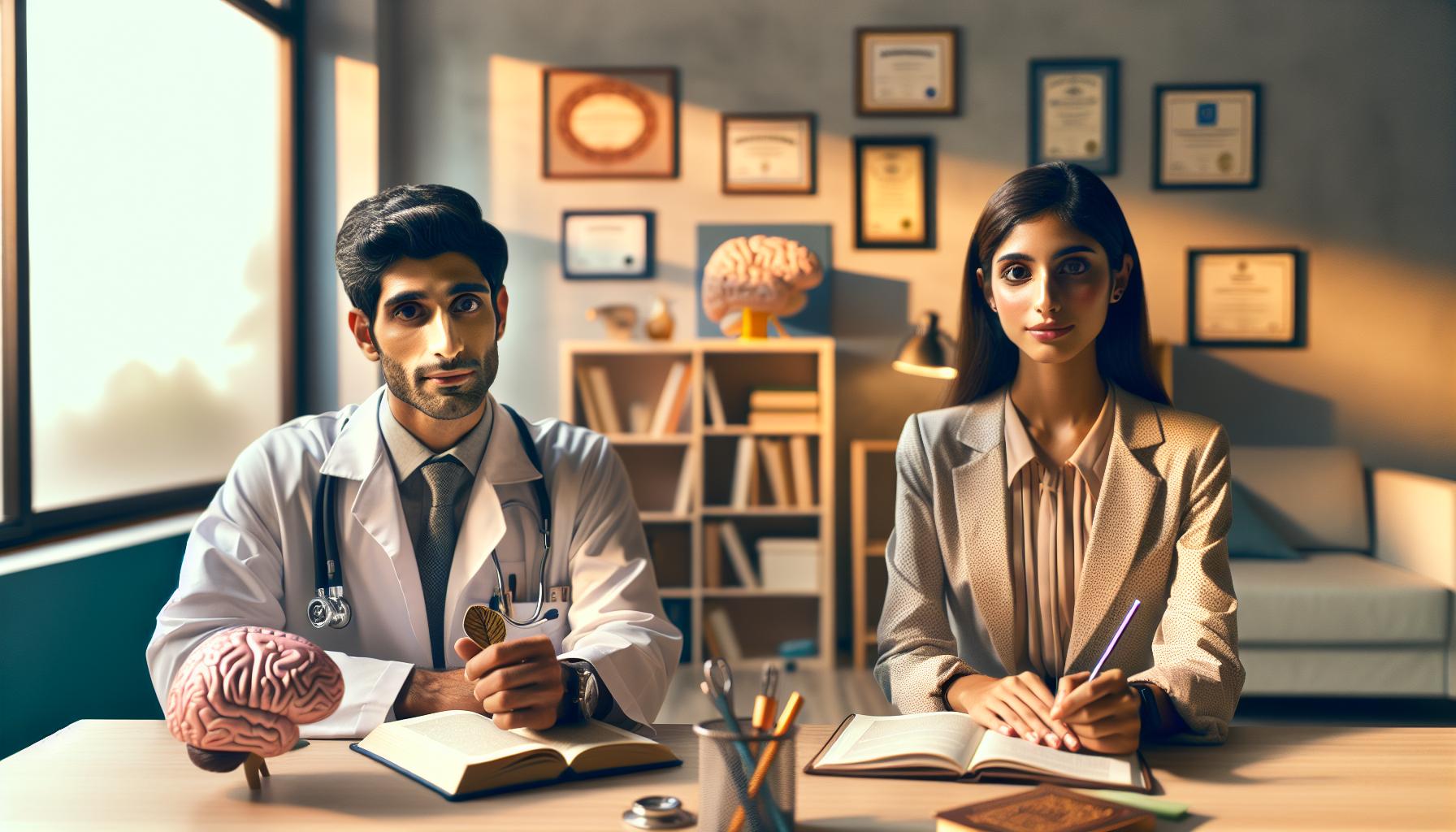 Formación y credenciales: psiquiatras vs. psicólogos