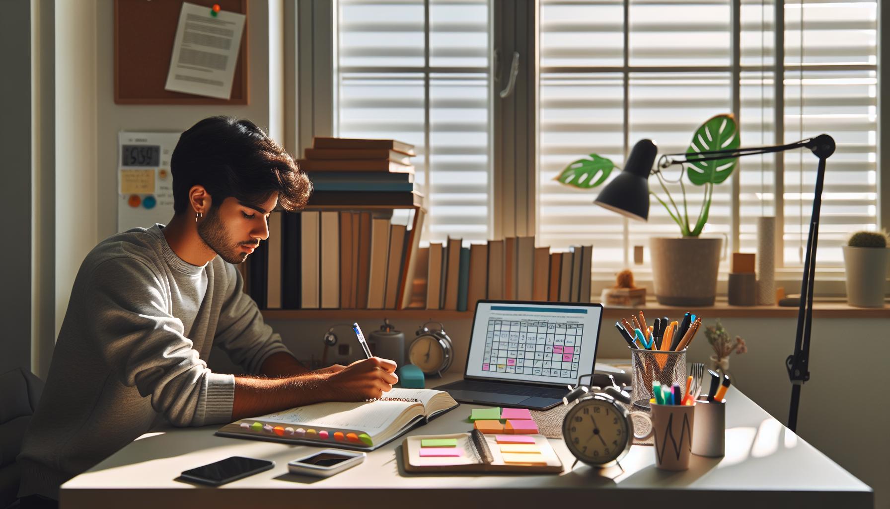 Cómo organizar tu tiempo de estudio eficazmente